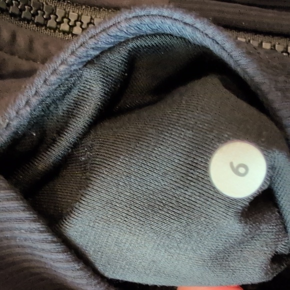 GUC Lululemon Iconic In Flux Black Reversible Zip Jacket Size 6 - Picture 7 of 11